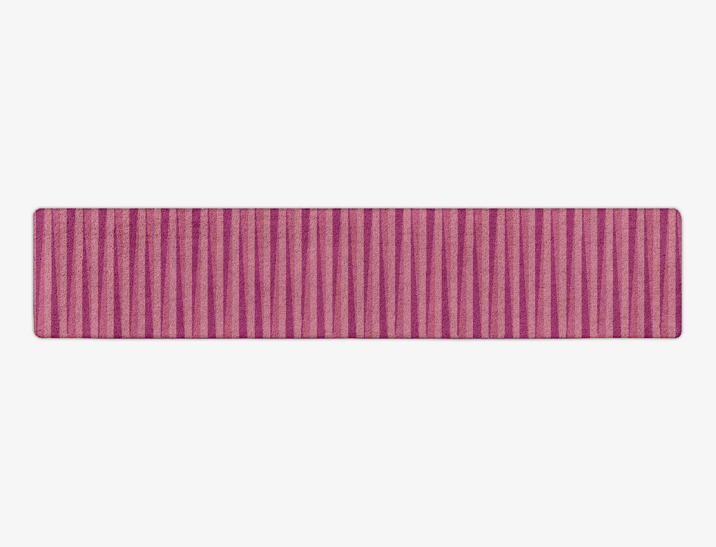 Pinkline Modern Geometrics Runner Hand Tufted Pure Wool Custom Rug by Rug Artisan