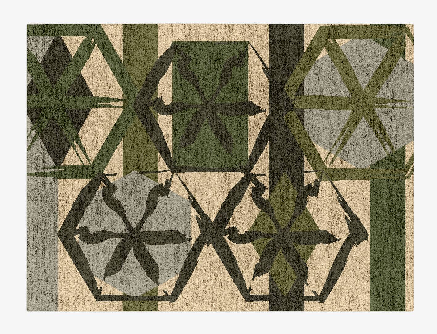 Pinwheel Kids Rectangle Hand Tufted Bamboo Silk Custom Rug by Rug Artisan