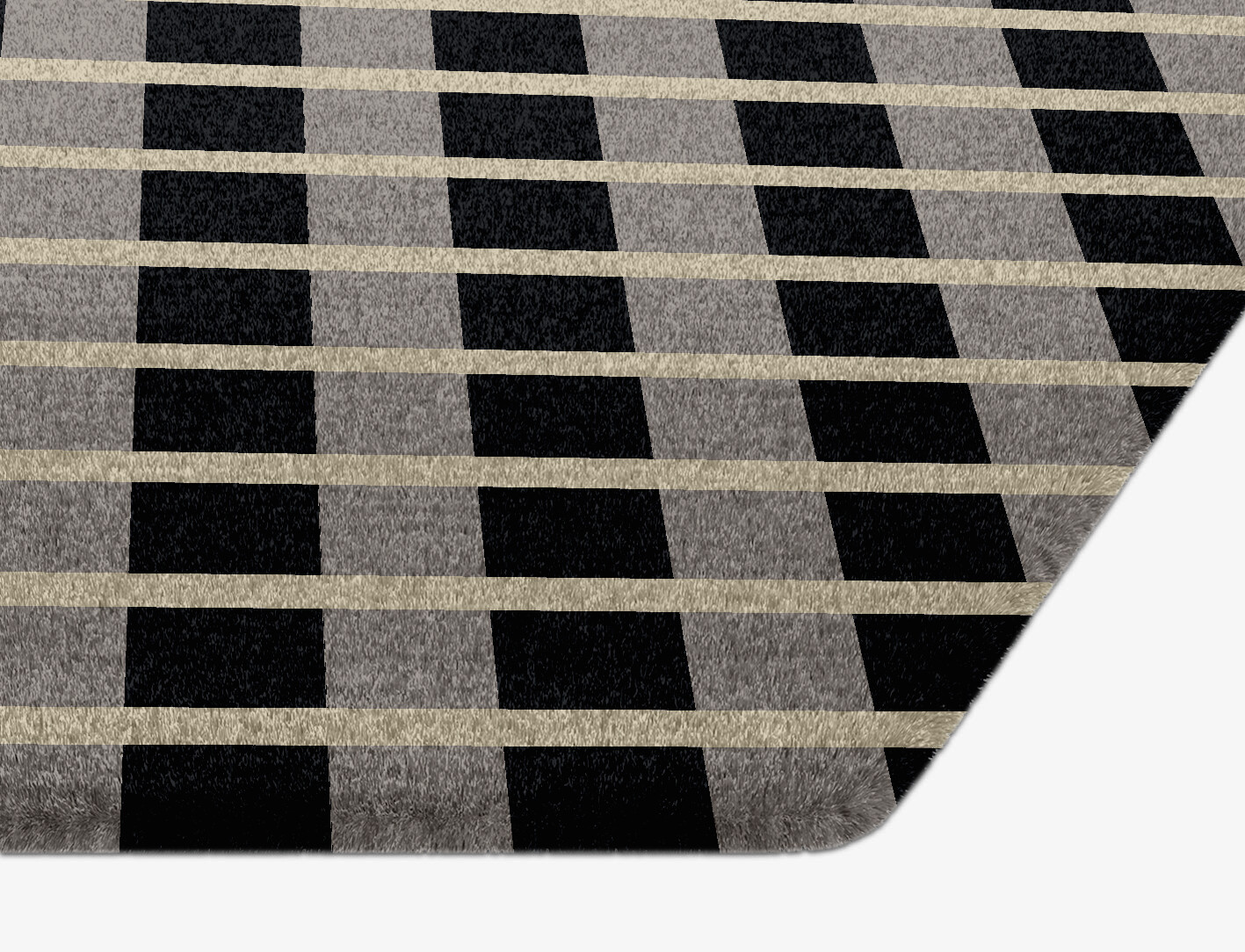 Plaide Geometric Hexagon Hand Knotted Tibetan Wool Custom Rug by Rug Artisan