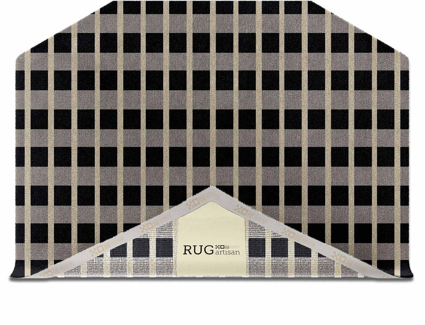 Plaide Geometric Hexagon Hand Knotted Tibetan Wool Custom Rug by Rug Artisan
