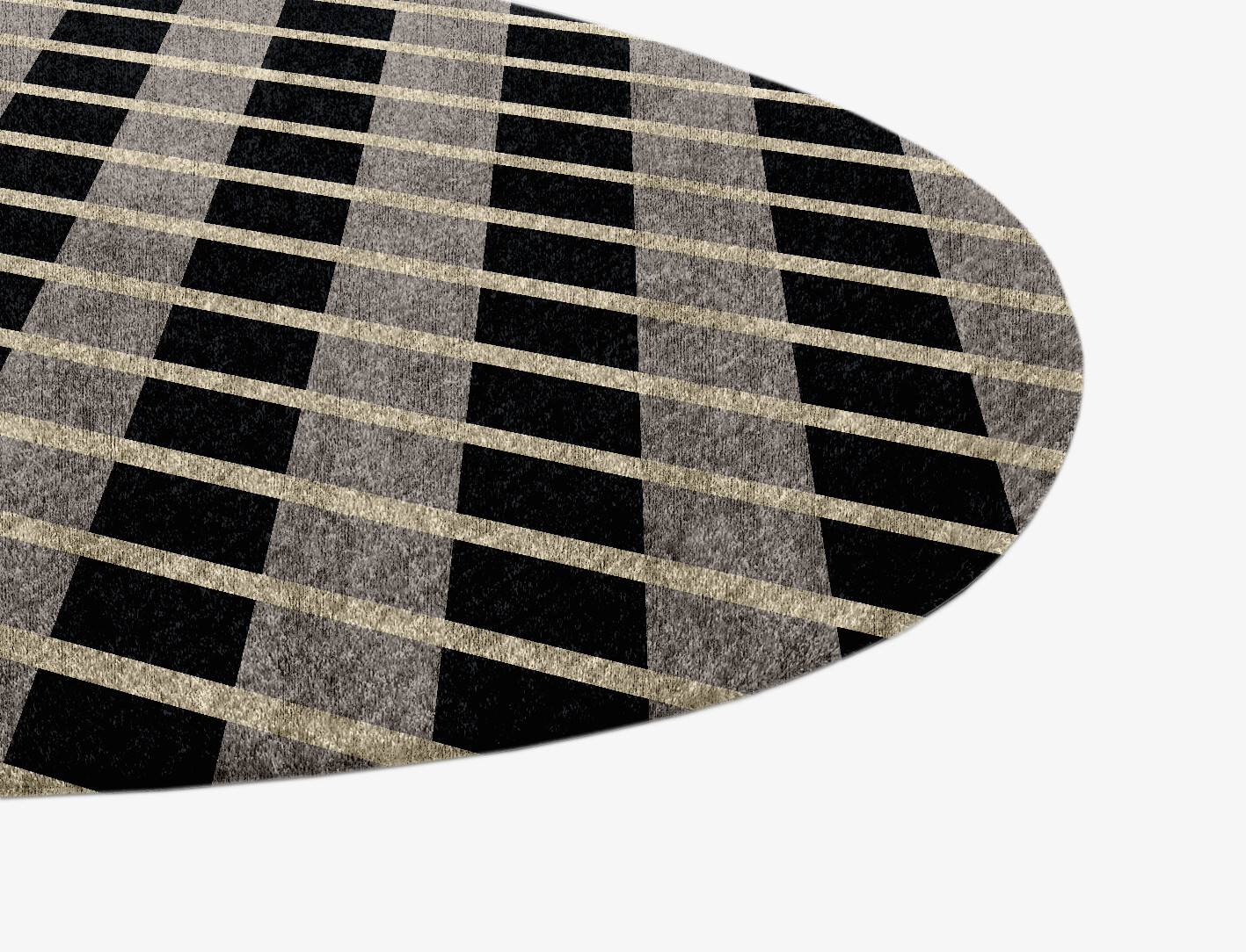 Plaide Geometric Splash Hand Knotted Bamboo Silk Custom Rug by Rug Artisan