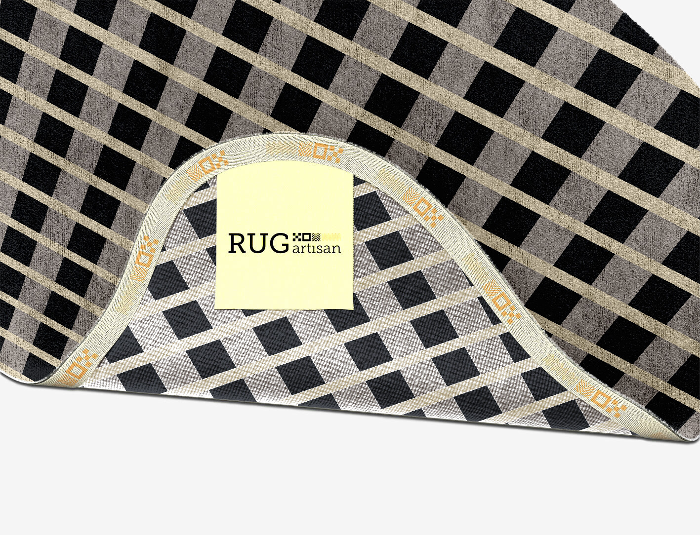 Plaide Geometric Splash Hand Knotted Bamboo Silk Custom Rug by Rug Artisan