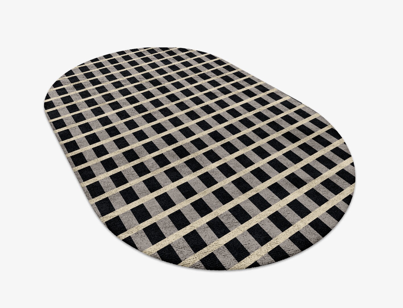 Plaide Geometric Capsule Hand Tufted Bamboo Silk Custom Rug by Rug Artisan