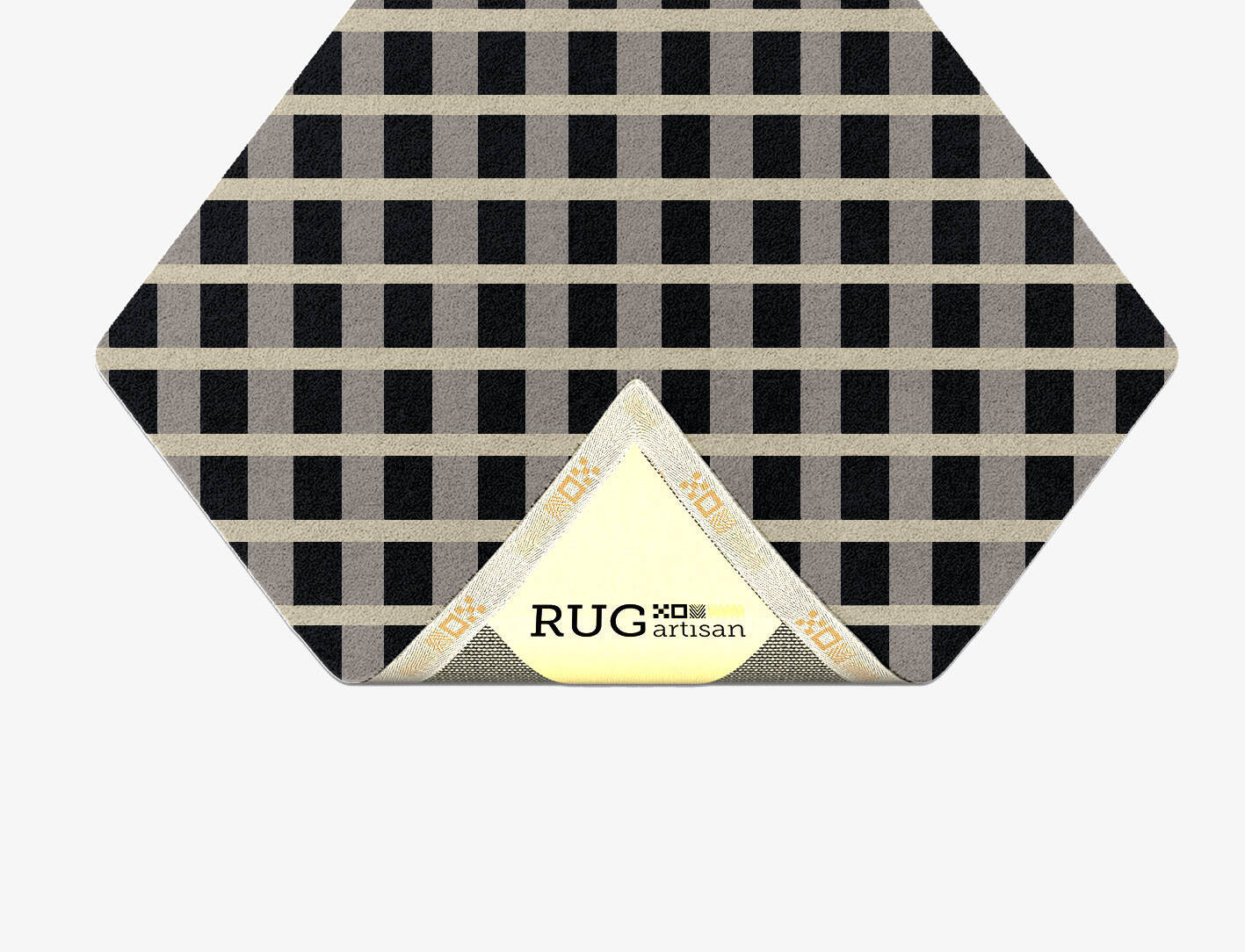 Plaide Geometric Diamond Hand Tufted Pure Wool Custom Rug by Rug Artisan