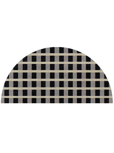 Plaide Geometric Halfmoon Hand Tufted Pure Wool Custom Rug by Rug Artisan