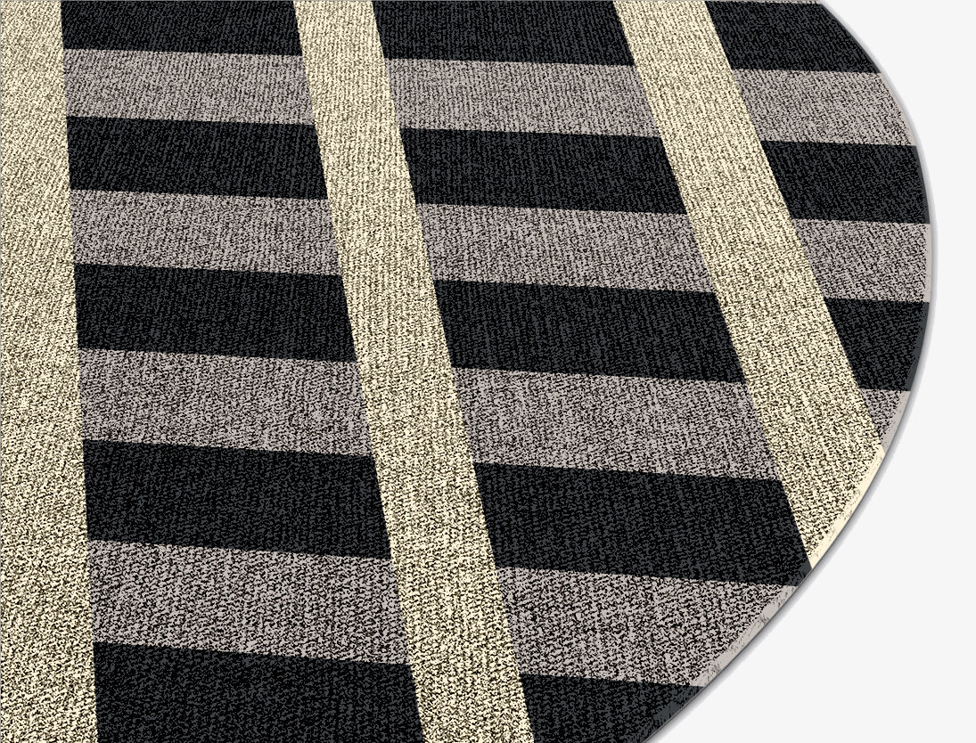 Plaide Geometric Round Outdoor Recycled Yarn Custom Rug by Rug Artisan
