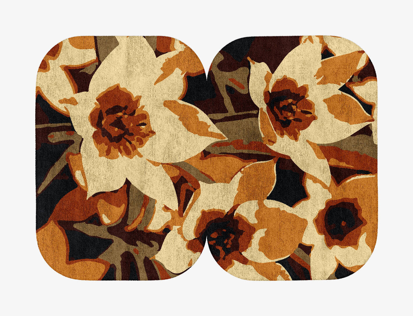 Plaquette Floral Eight Hand Tufted Bamboo Silk Custom Rug by Rug Artisan