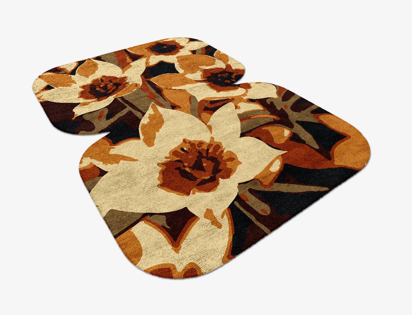 Plaquette Floral Eight Hand Tufted Bamboo Silk Custom Rug by Rug Artisan