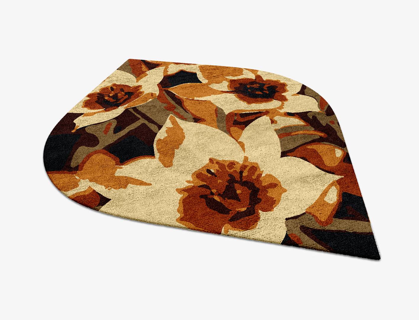 Plaquette Floral Ogee Hand Tufted Bamboo Silk Custom Rug by Rug Artisan