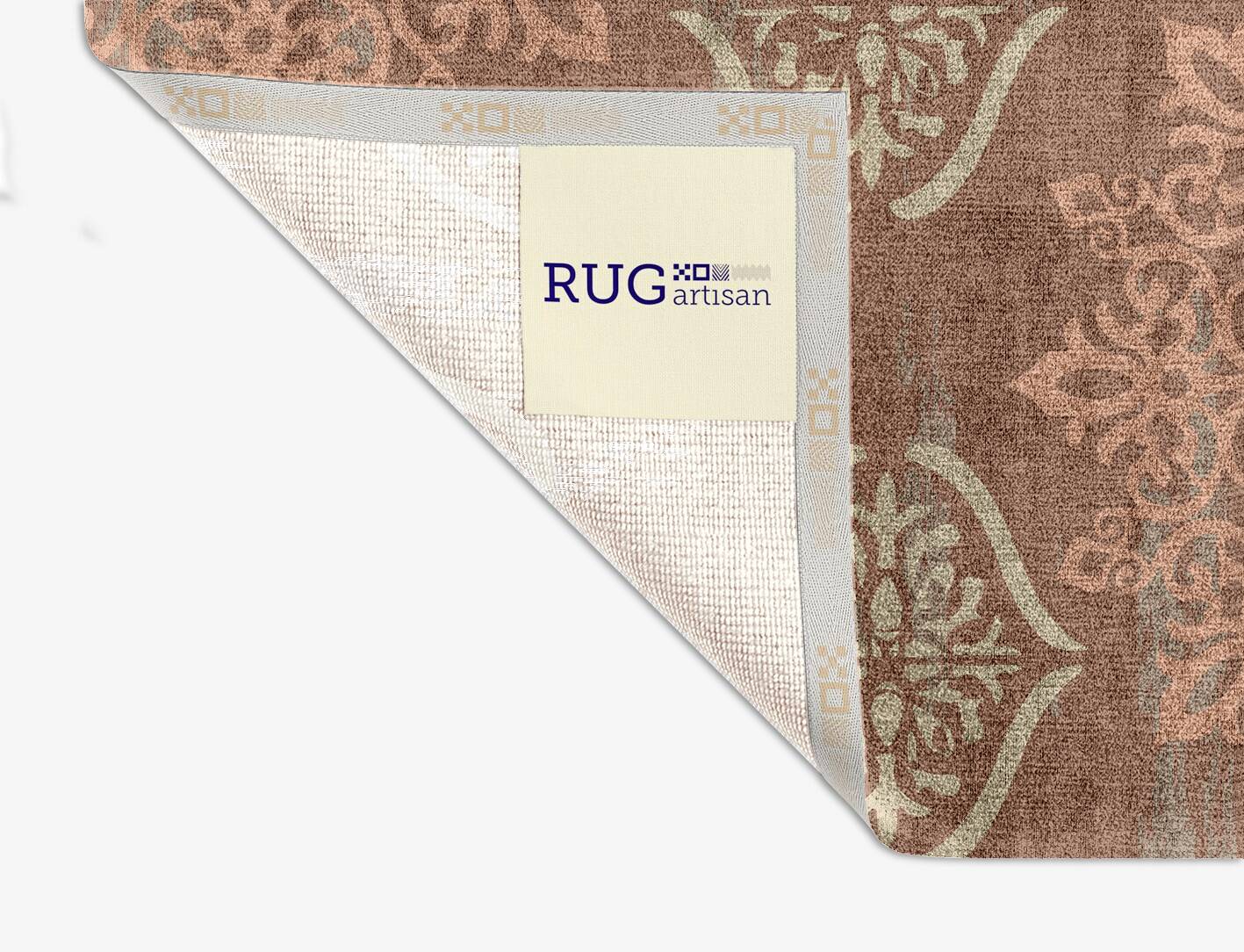 Plato Blue Royal Square Hand Knotted Bamboo Silk Custom Rug by Rug Artisan