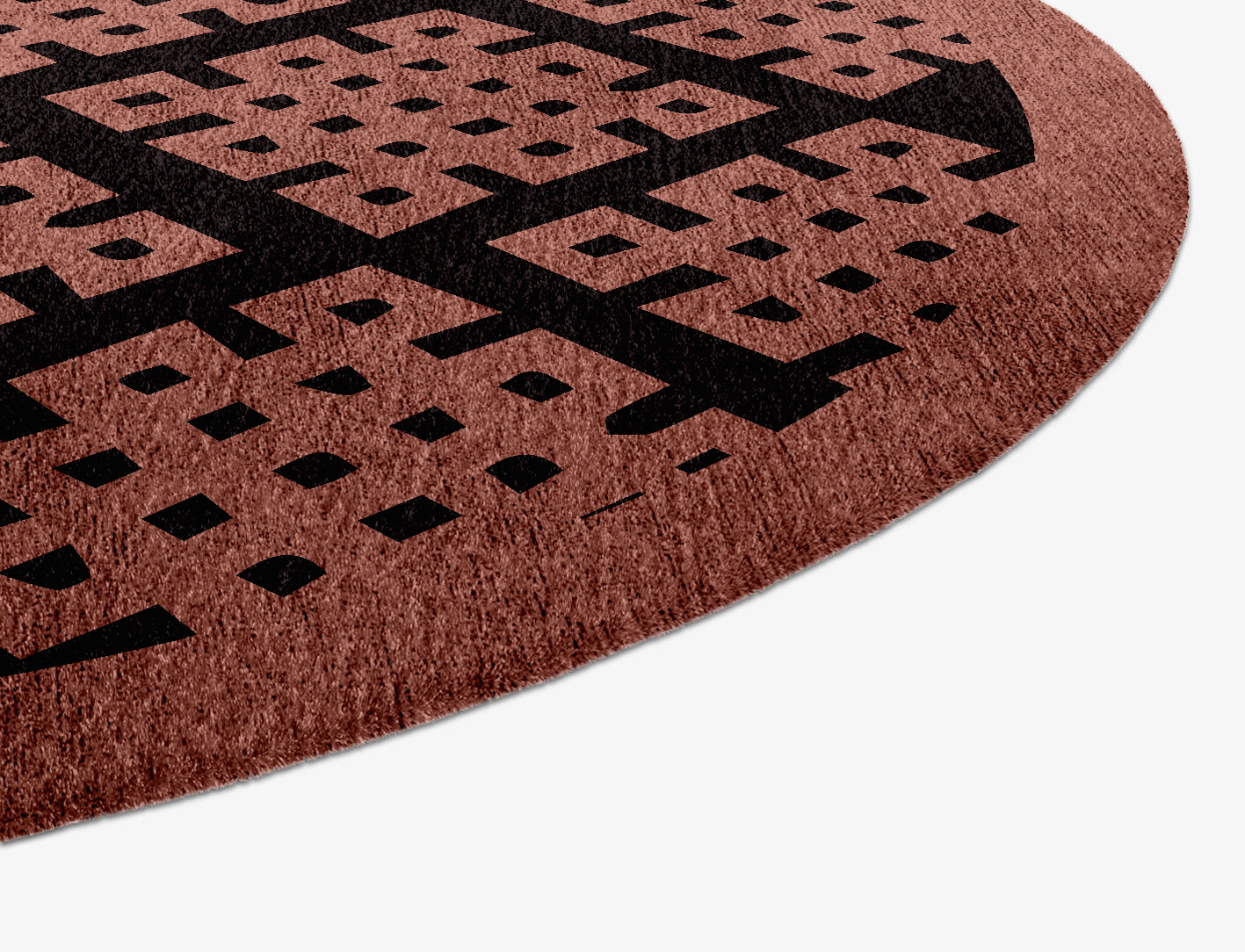 Plexus Geometric Capsule Hand Knotted Bamboo Silk Custom Rug by Rug Artisan