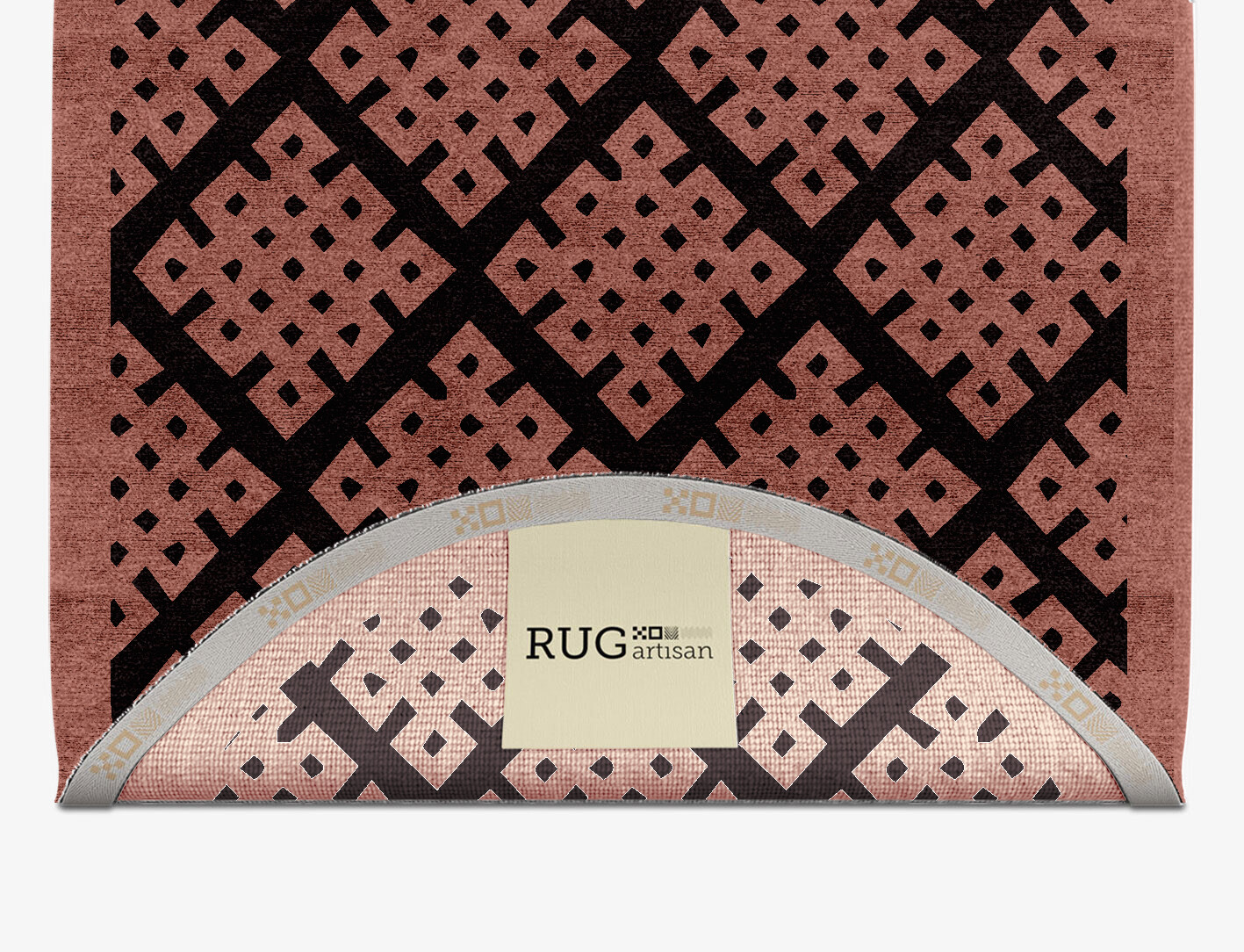 Plexus Geometric Capsule Hand Knotted Bamboo Silk Custom Rug by Rug Artisan