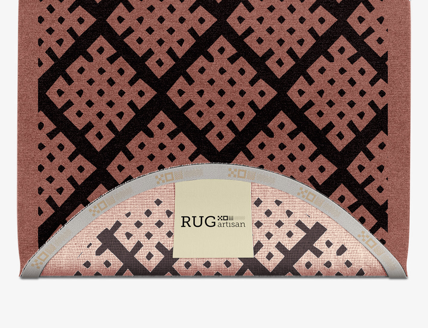 Plexus Geometric Capsule Hand Knotted Tibetan Wool Custom Rug by Rug Artisan