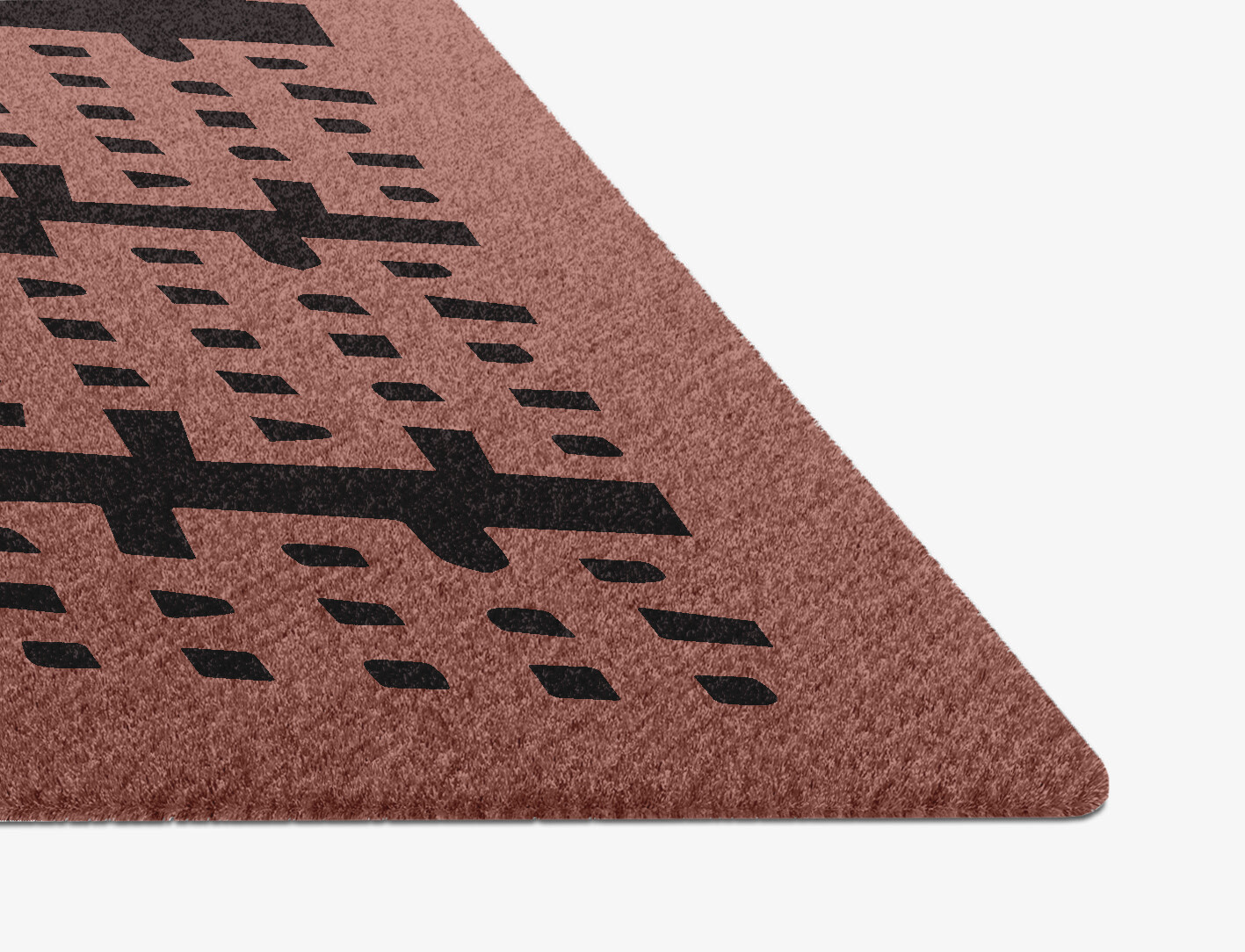 Plexus Geometric Diamond Hand Knotted Tibetan Wool Custom Rug by Rug Artisan