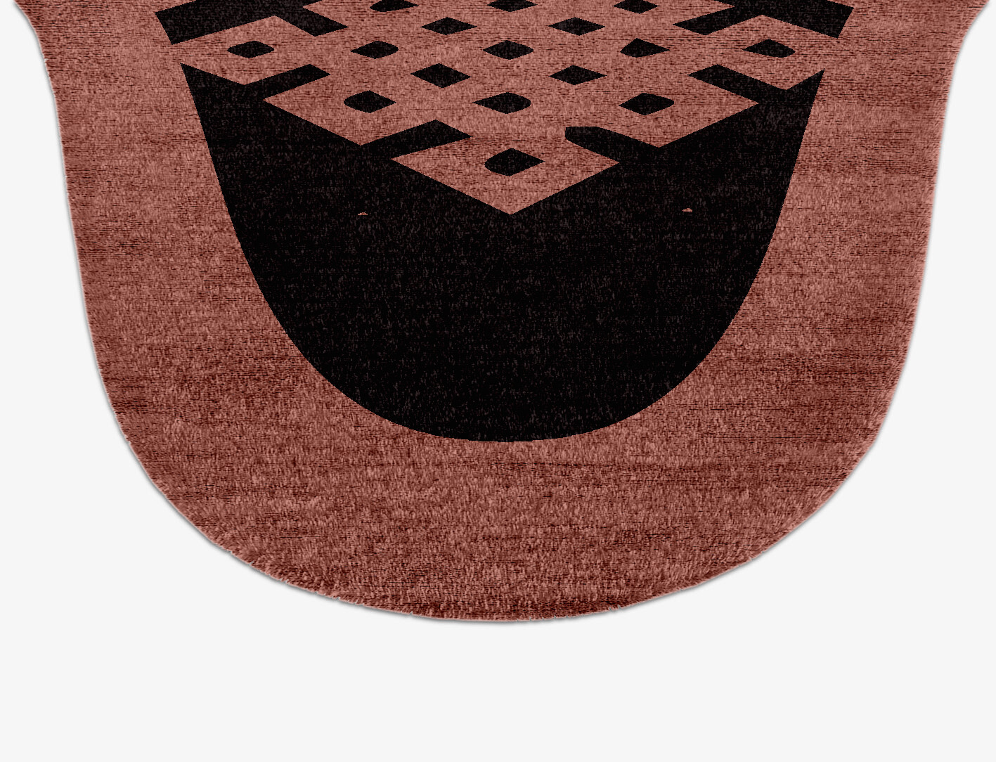 Plexus Geometric Drop Hand Knotted Bamboo Silk Custom Rug by Rug Artisan