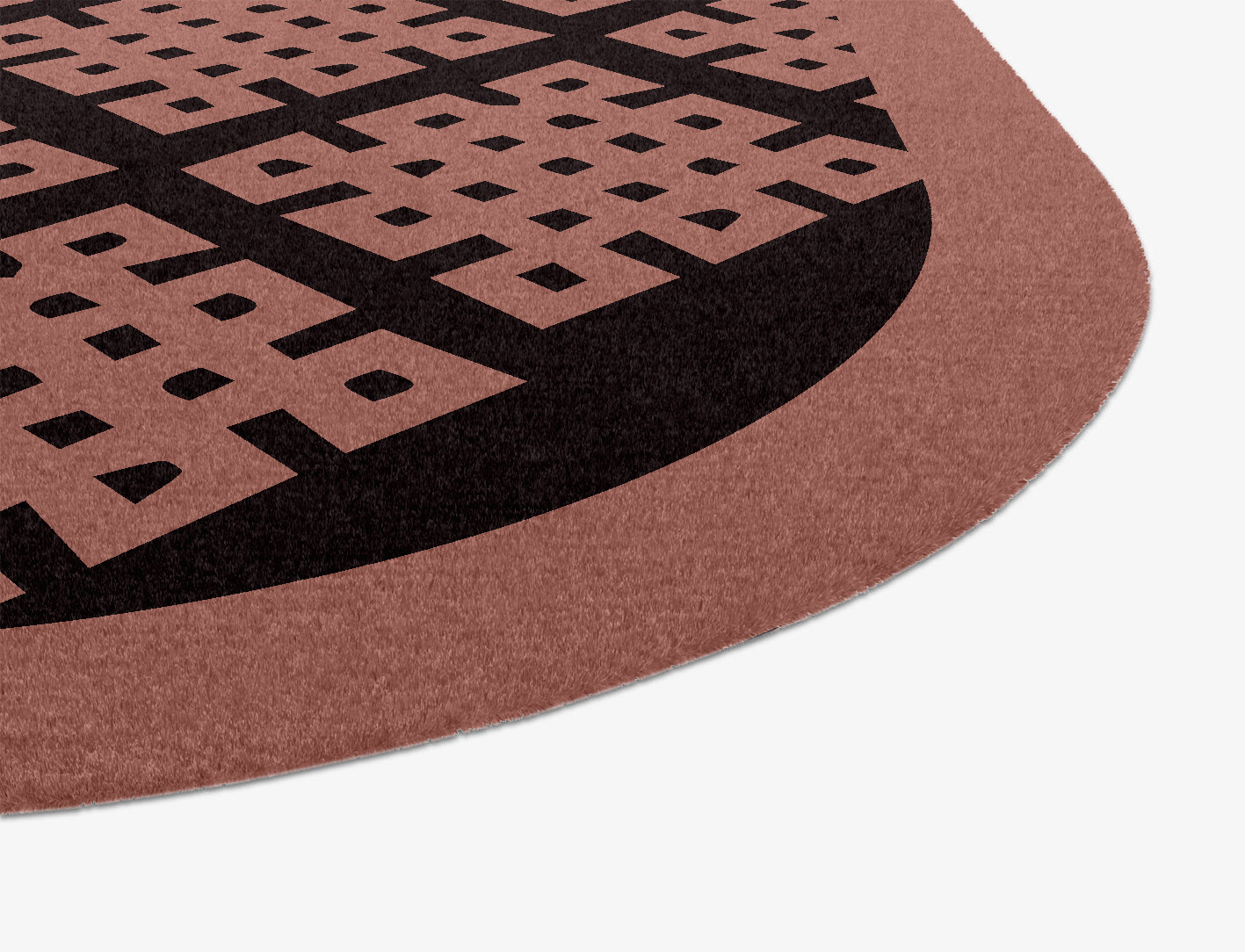 Plexus Geometric Oblong Hand Knotted Tibetan Wool Custom Rug by Rug Artisan