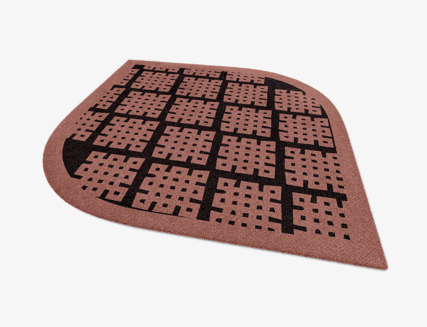 Plexus Geometric Ogee Hand Knotted Tibetan Wool Custom Rug by Rug Artisan