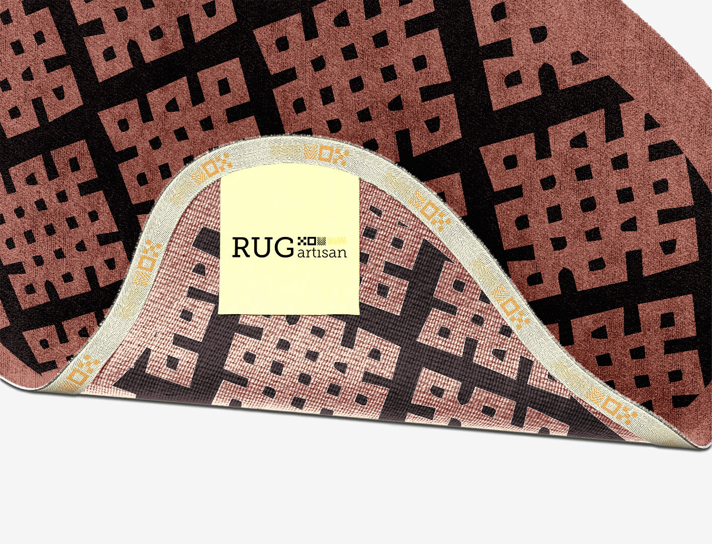 Plexus Geometric Splash Hand Knotted Bamboo Silk Custom Rug by Rug Artisan