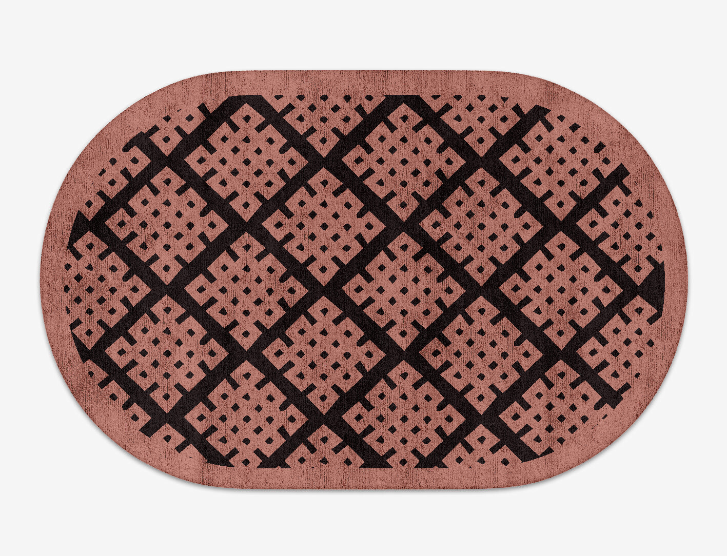 Plexus Geometric Capsule Hand Tufted Bamboo Silk Custom Rug by Rug Artisan