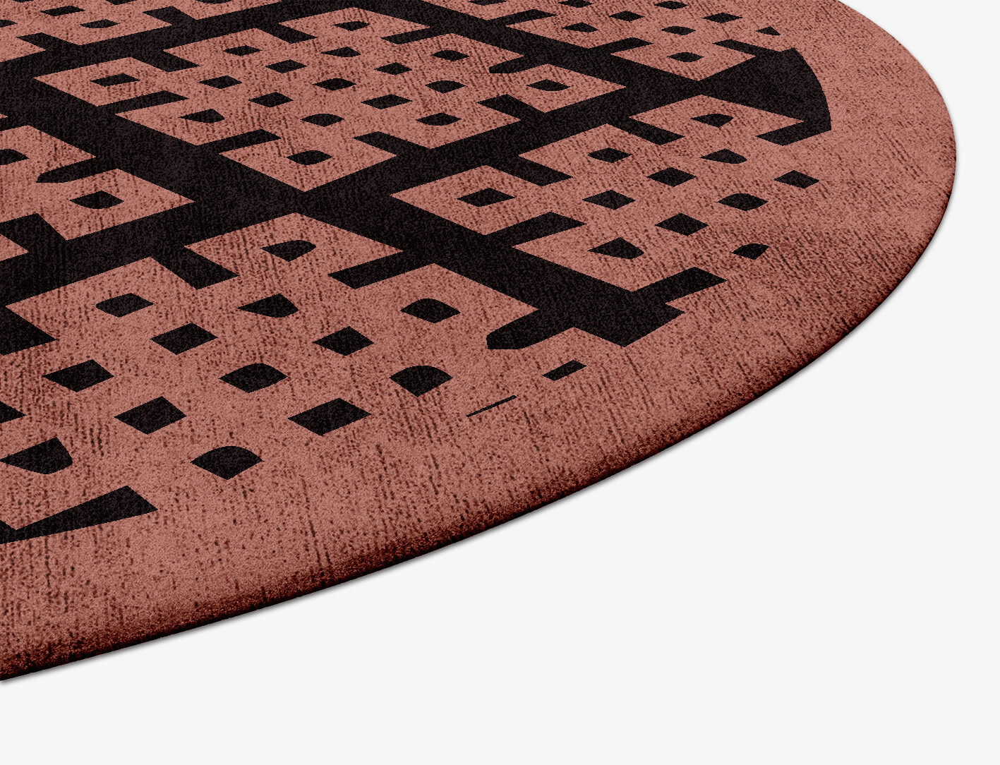 Plexus Geometric Capsule Hand Tufted Bamboo Silk Custom Rug by Rug Artisan