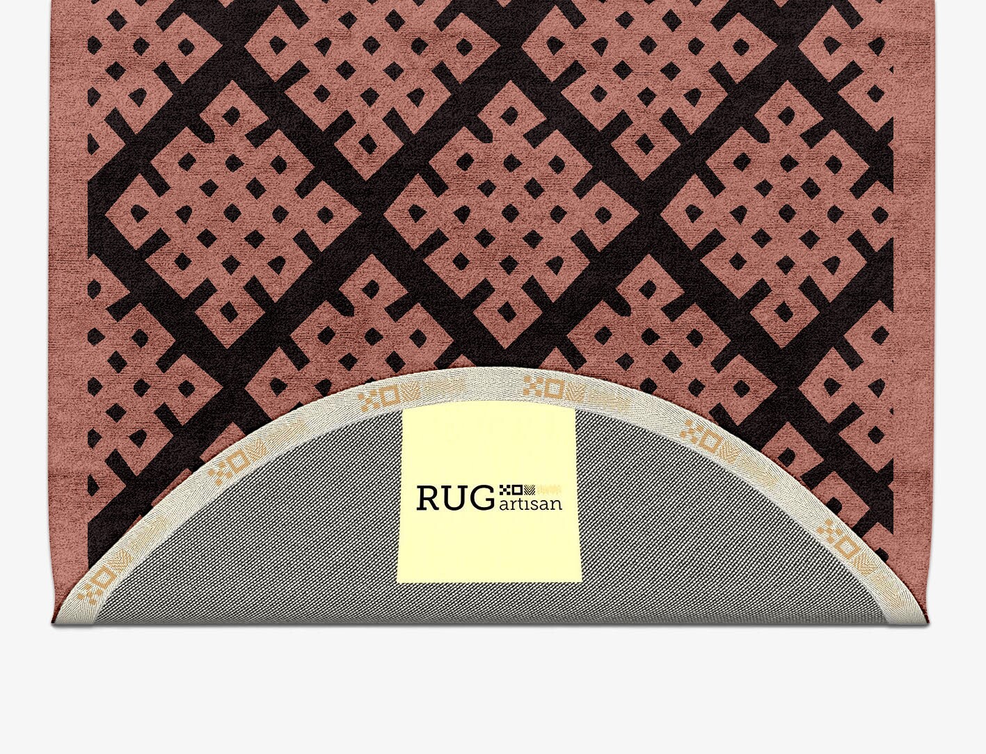 Plexus Geometric Capsule Hand Tufted Bamboo Silk Custom Rug by Rug Artisan