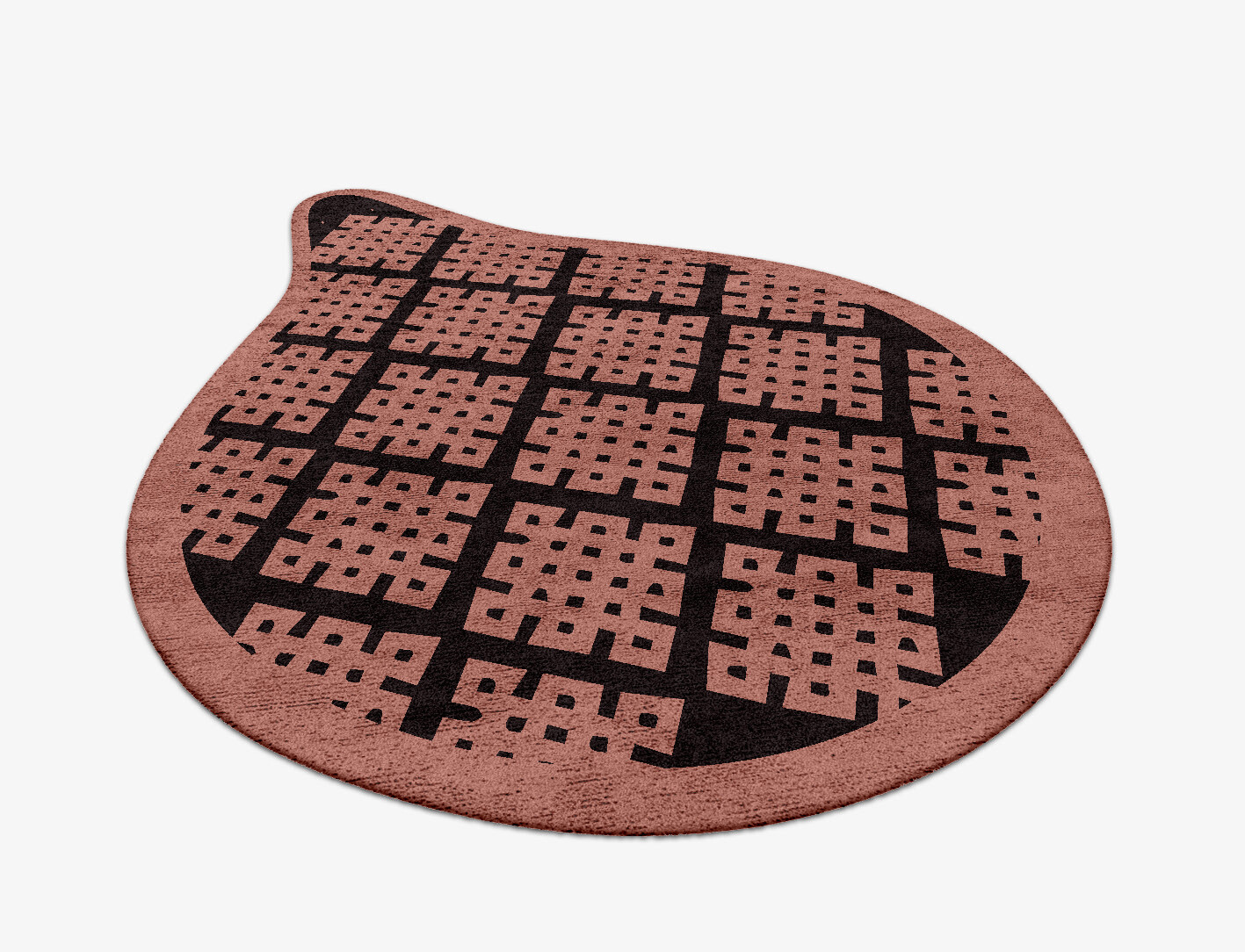Plexus Geometric Drop Hand Tufted Bamboo Silk Custom Rug by Rug Artisan