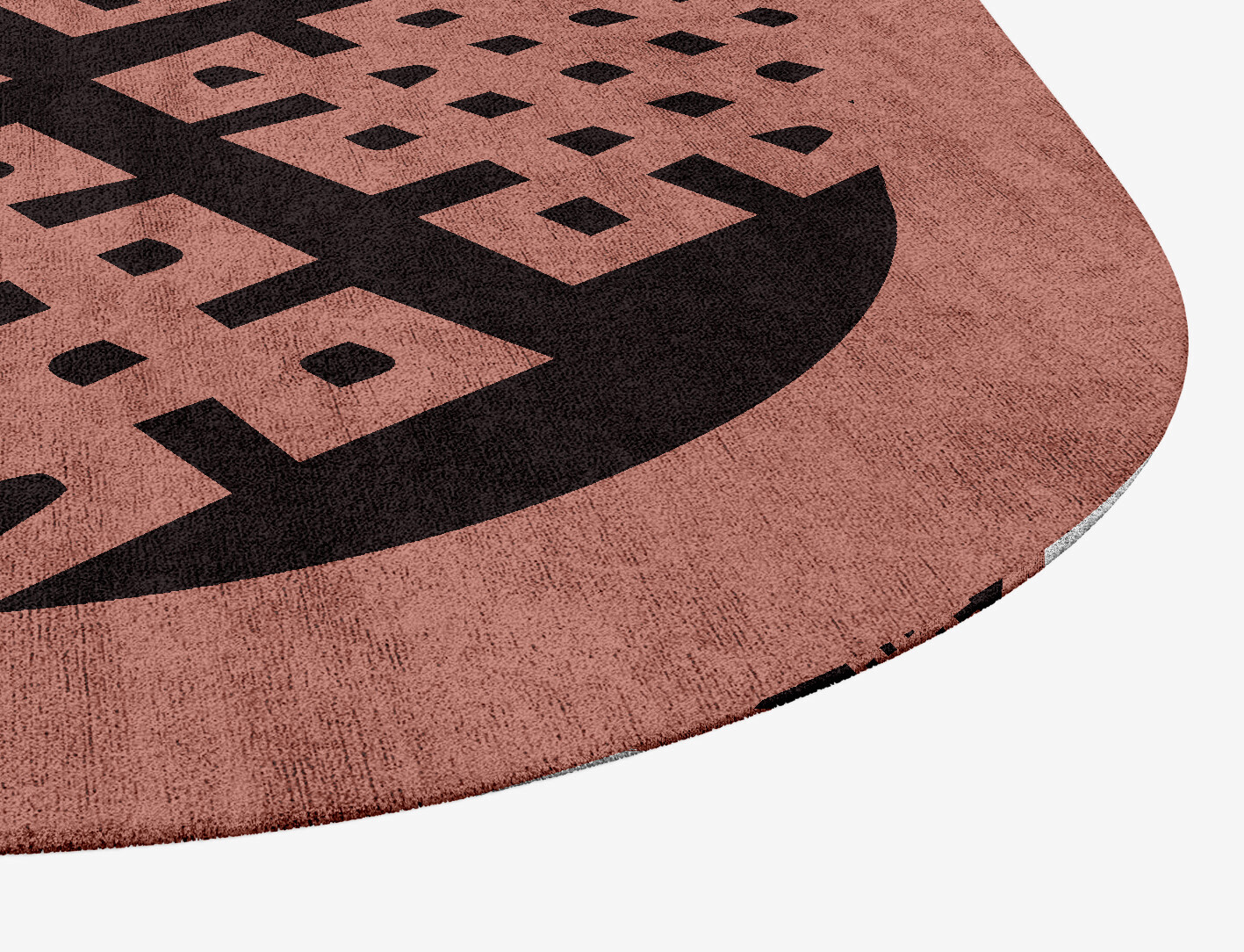 Plexus Geometric Eight Hand Tufted Bamboo Silk Custom Rug by Rug Artisan