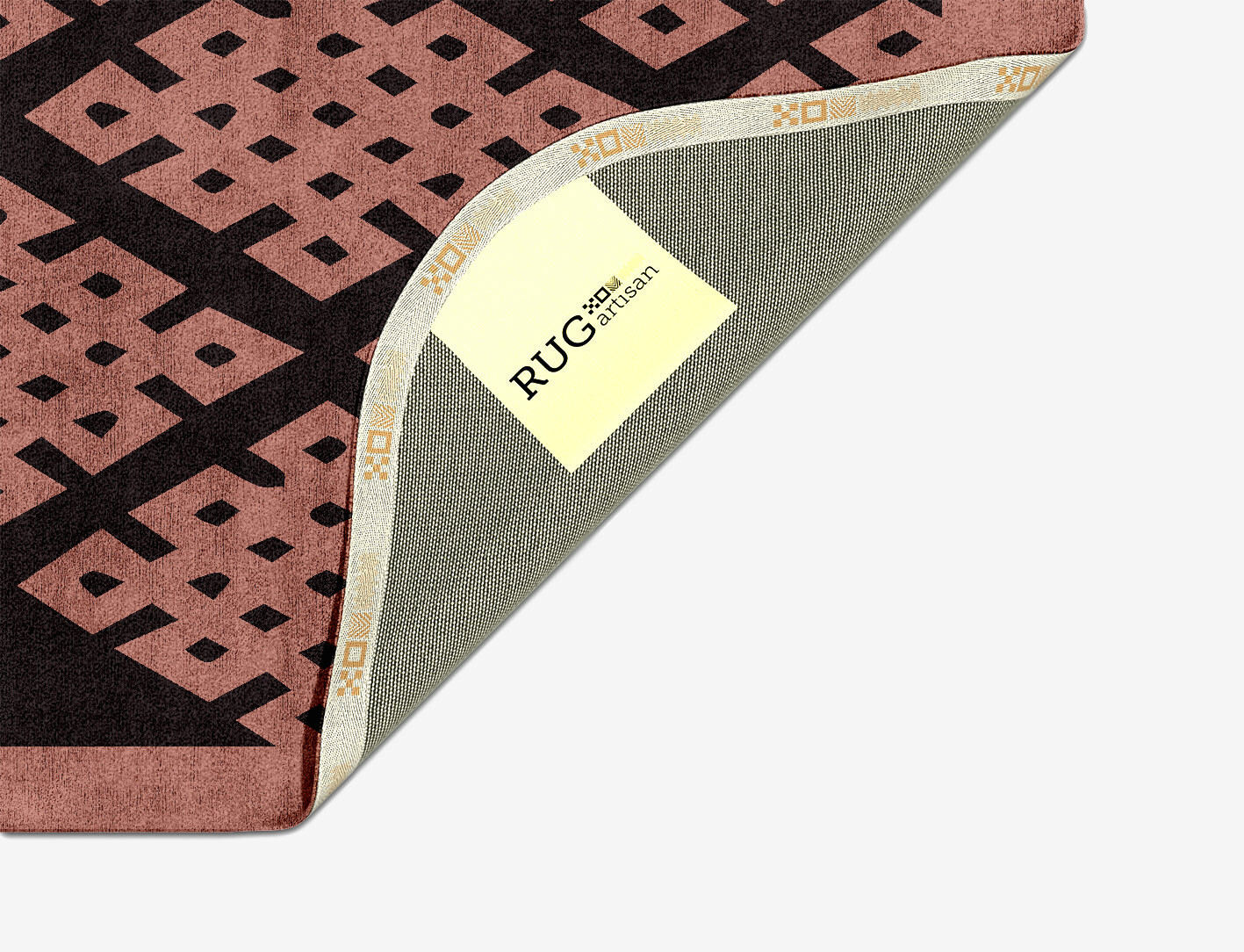 Plexus Geometric Oblong Hand Tufted Bamboo Silk Custom Rug by Rug Artisan