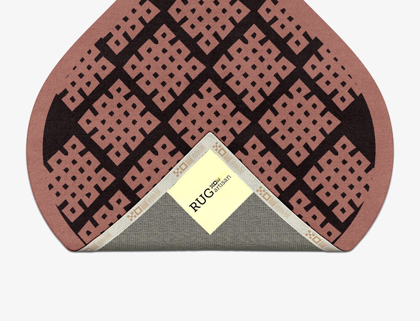 Plexus Geometric Ogee Hand Tufted Pure Wool Custom Rug by Rug Artisan