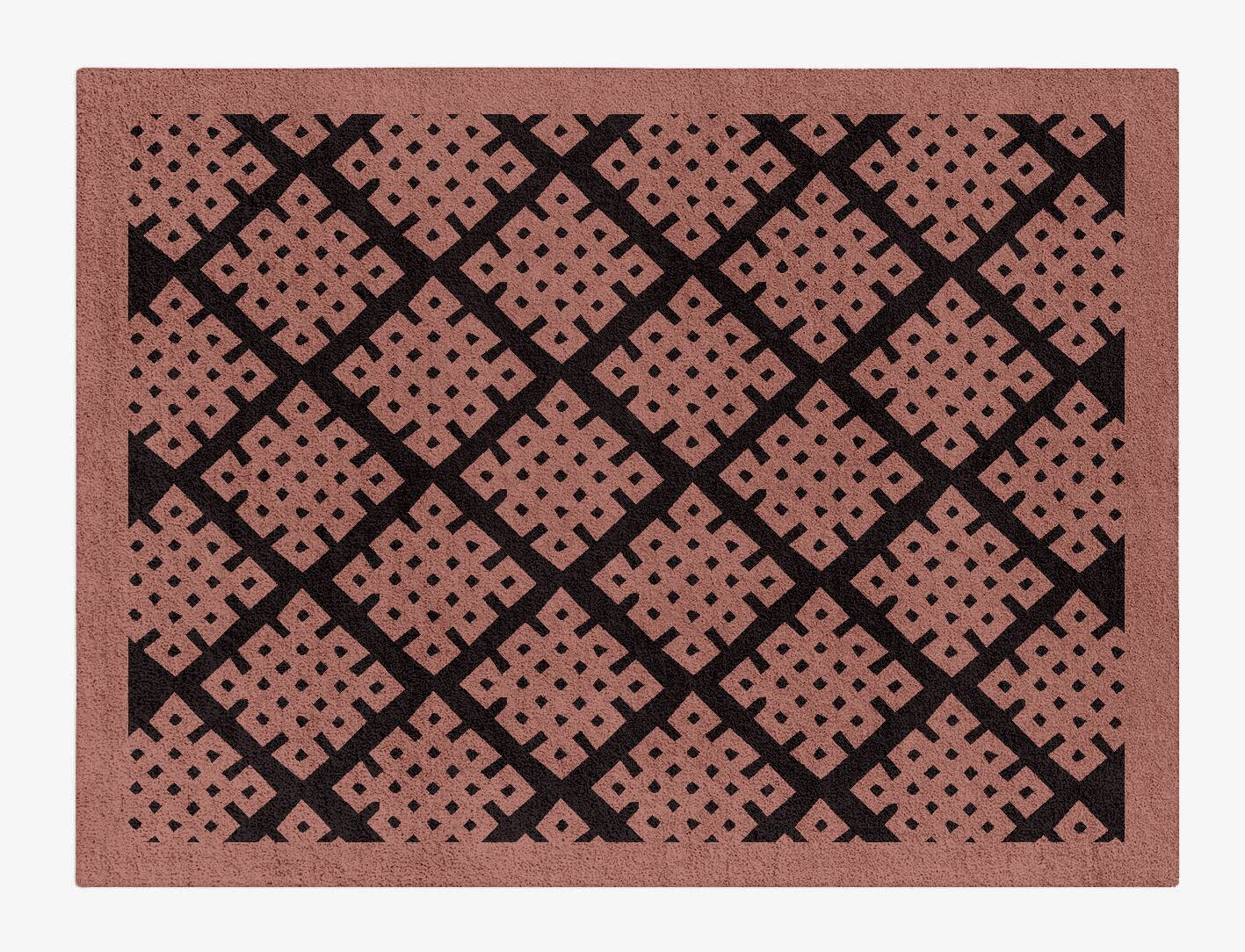 Plexus Geometric Rectangle Hand Tufted Pure Wool Custom Rug by Rug Artisan