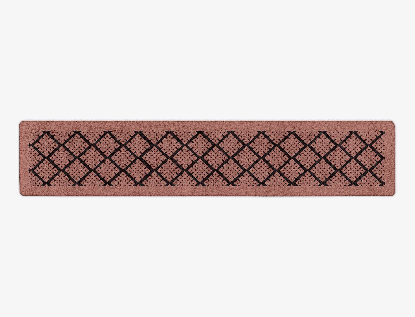 Plexus Geometric Runner Hand Tufted Pure Wool Custom Rug by Rug Artisan