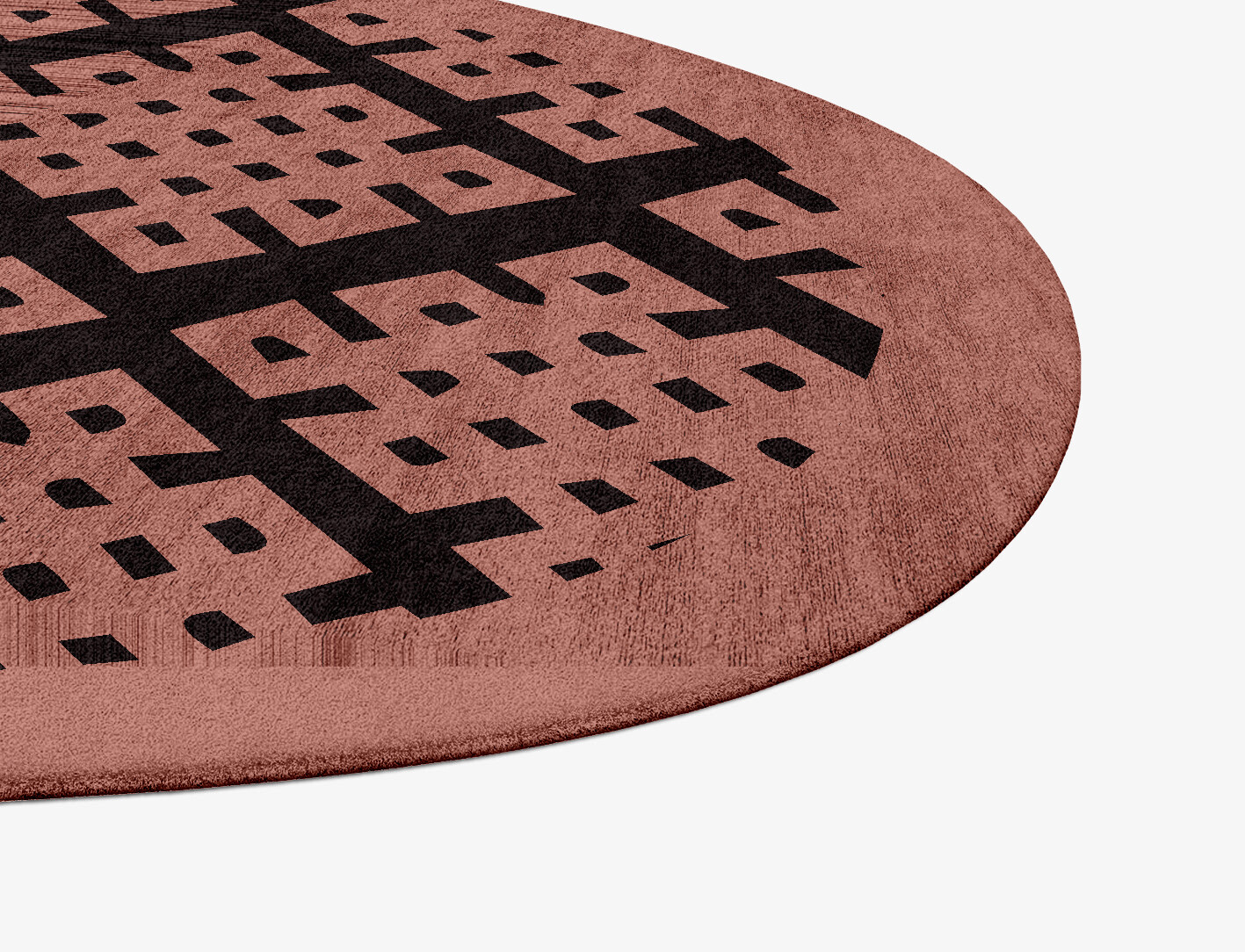 Plexus Geometric Splash Hand Tufted Bamboo Silk Custom Rug by Rug Artisan