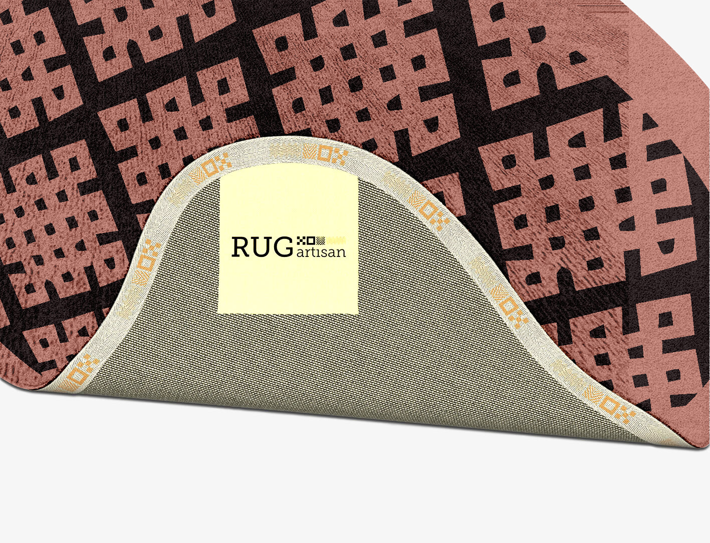 Plexus Geometric Splash Hand Tufted Bamboo Silk Custom Rug by Rug Artisan
