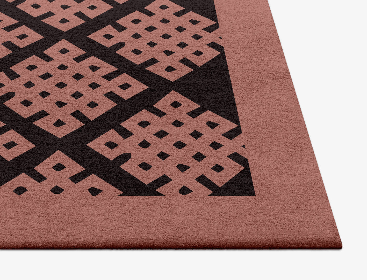 Plexus Geometric Square Hand Tufted Pure Wool Custom Rug by Rug Artisan