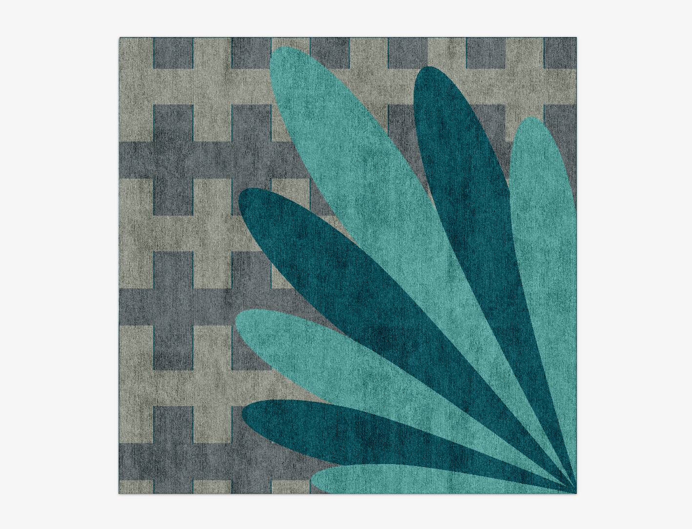Plume Kids Square Hand Knotted Bamboo Silk Custom Rug by Rug Artisan