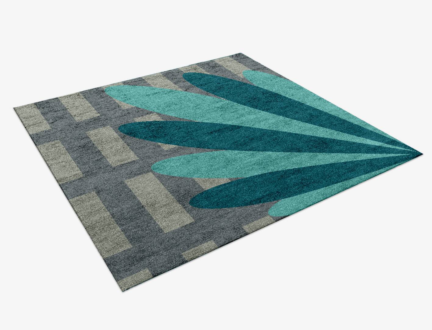 Plume Kids Square Hand Knotted Bamboo Silk Custom Rug by Rug Artisan