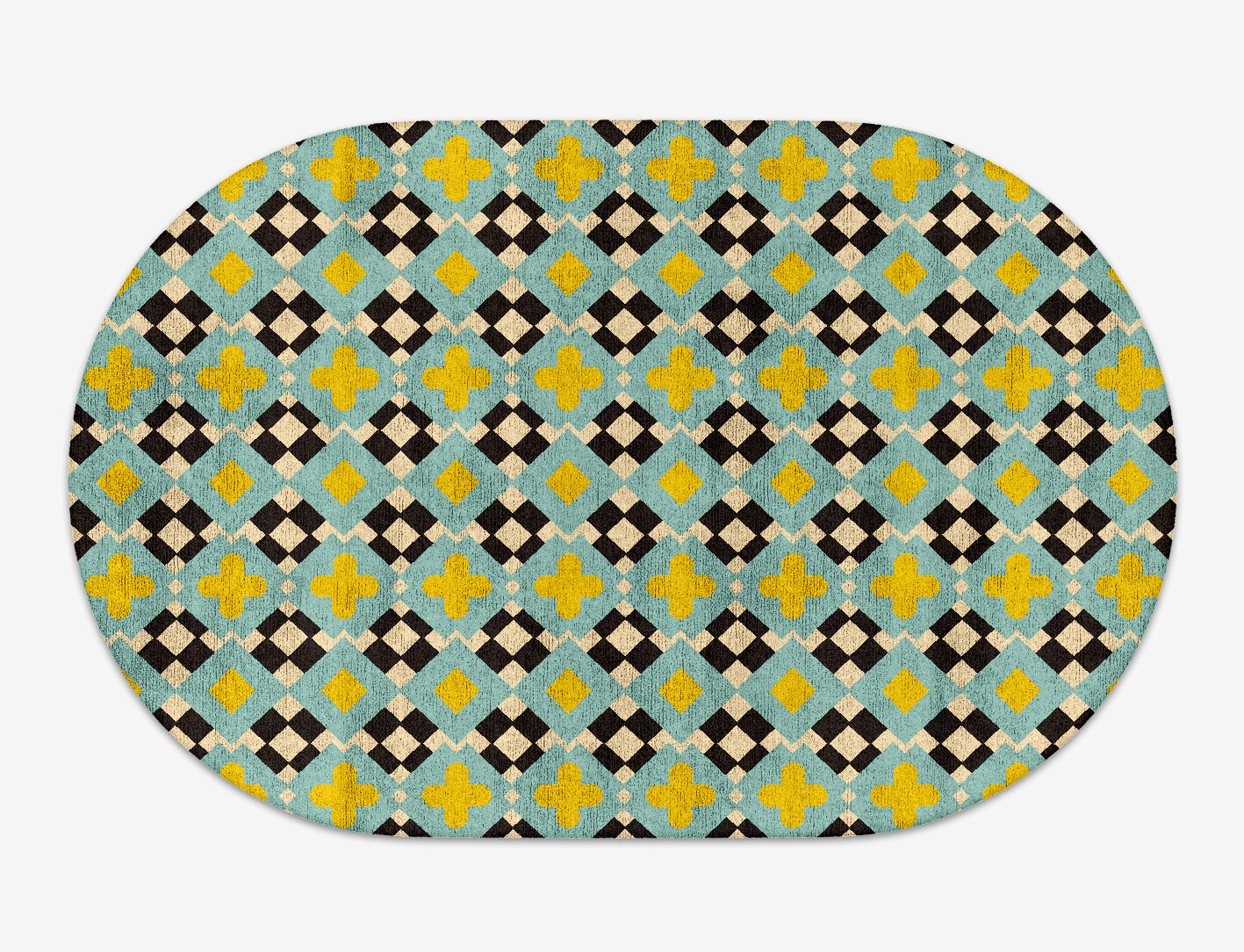 Plus Geometric Capsule Hand Tufted Bamboo Silk Custom Rug by Rug Artisan