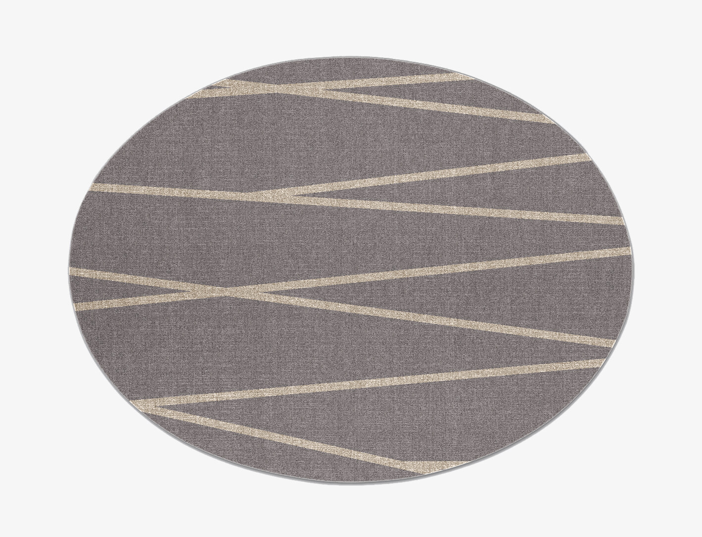 Ply Minimalist Oval Flatweave New Zealand Wool Custom Rug by Rug Artisan