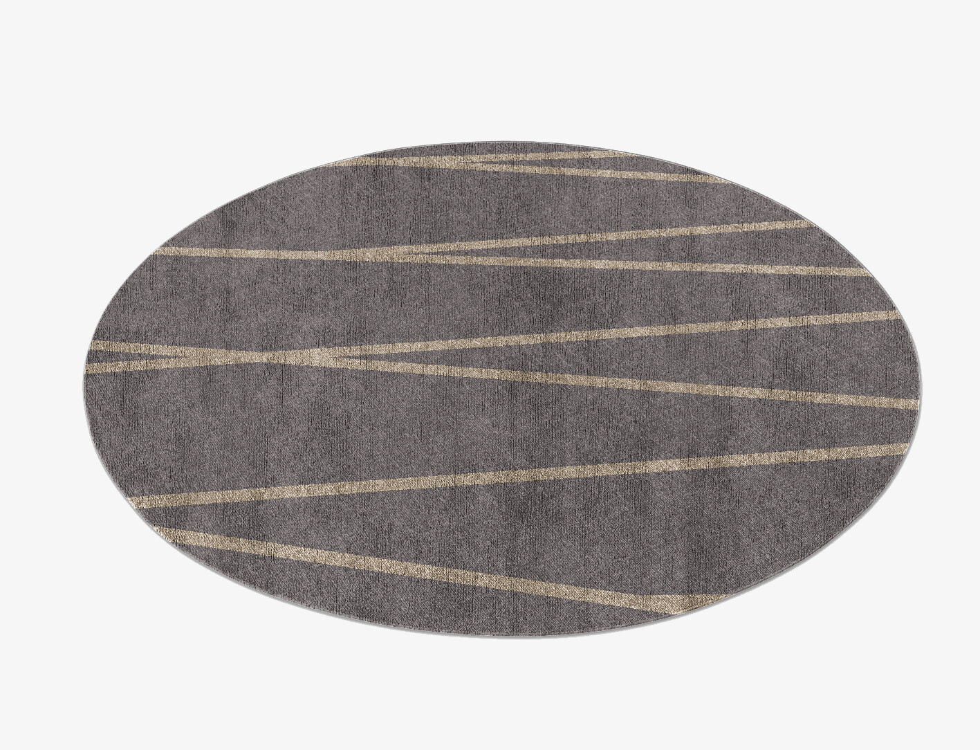 Ply Minimalist Round Flatweave Bamboo Silk Custom Rug by Rug Artisan