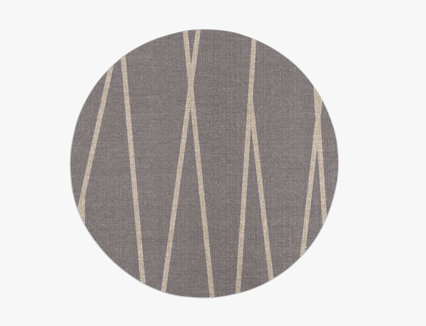 Ply Minimalist Round Flatweave New Zealand Wool Custom Rug by Rug Artisan