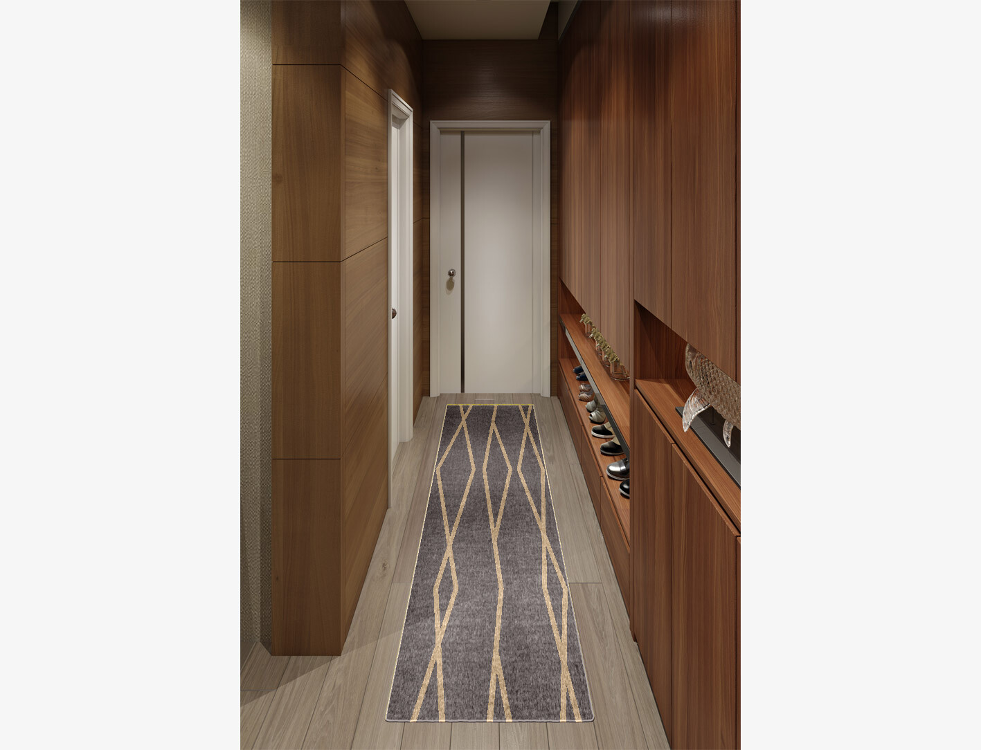 Ply Minimalist Runner Flatweave New Zealand Wool Custom Rug by Rug Artisan