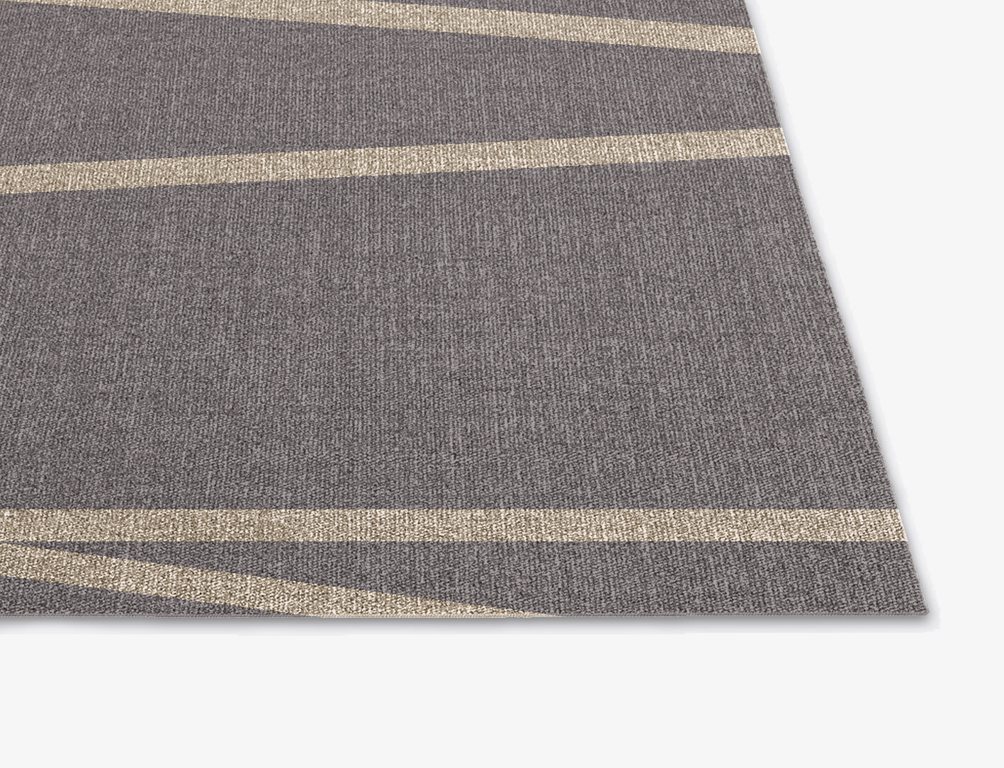 Ply Minimalist Square Flatweave New Zealand Wool Custom Rug by Rug Artisan