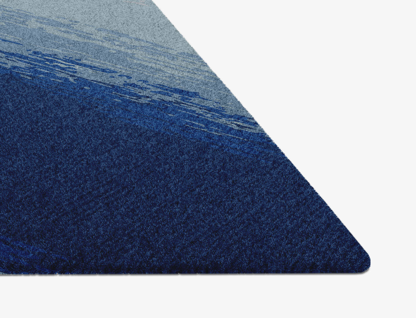Polar Sky Gradation Diamond Hand Knotted Tibetan Wool Custom Rug by Rug Artisan