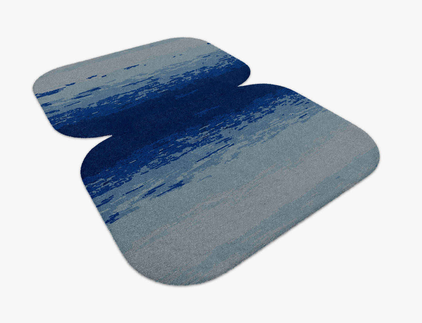 Polar Sky Gradation Eight Hand Knotted Tibetan Wool Custom Rug by Rug Artisan