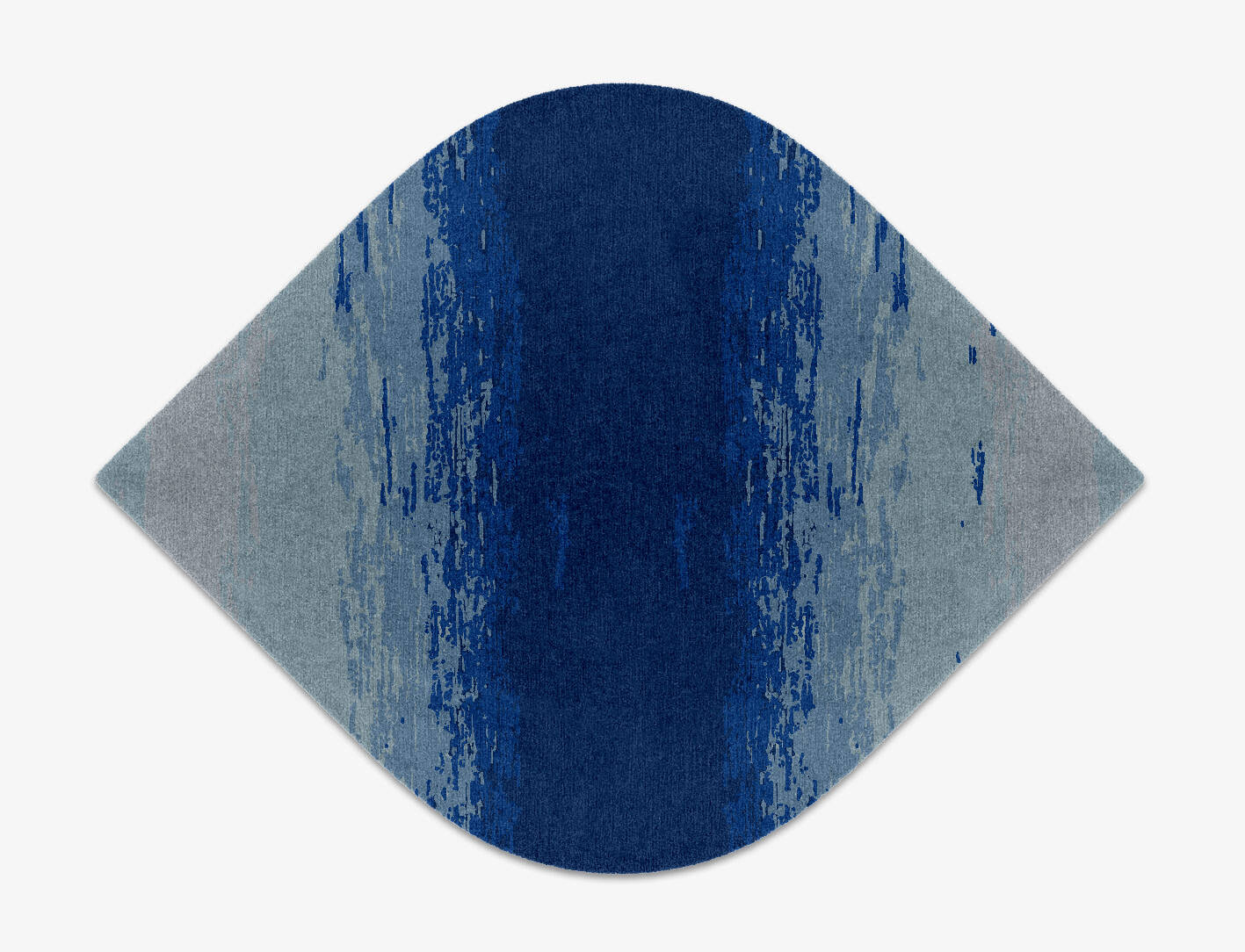 Polar Sky Gradation Ogee Hand Knotted Tibetan Wool Custom Rug by Rug Artisan