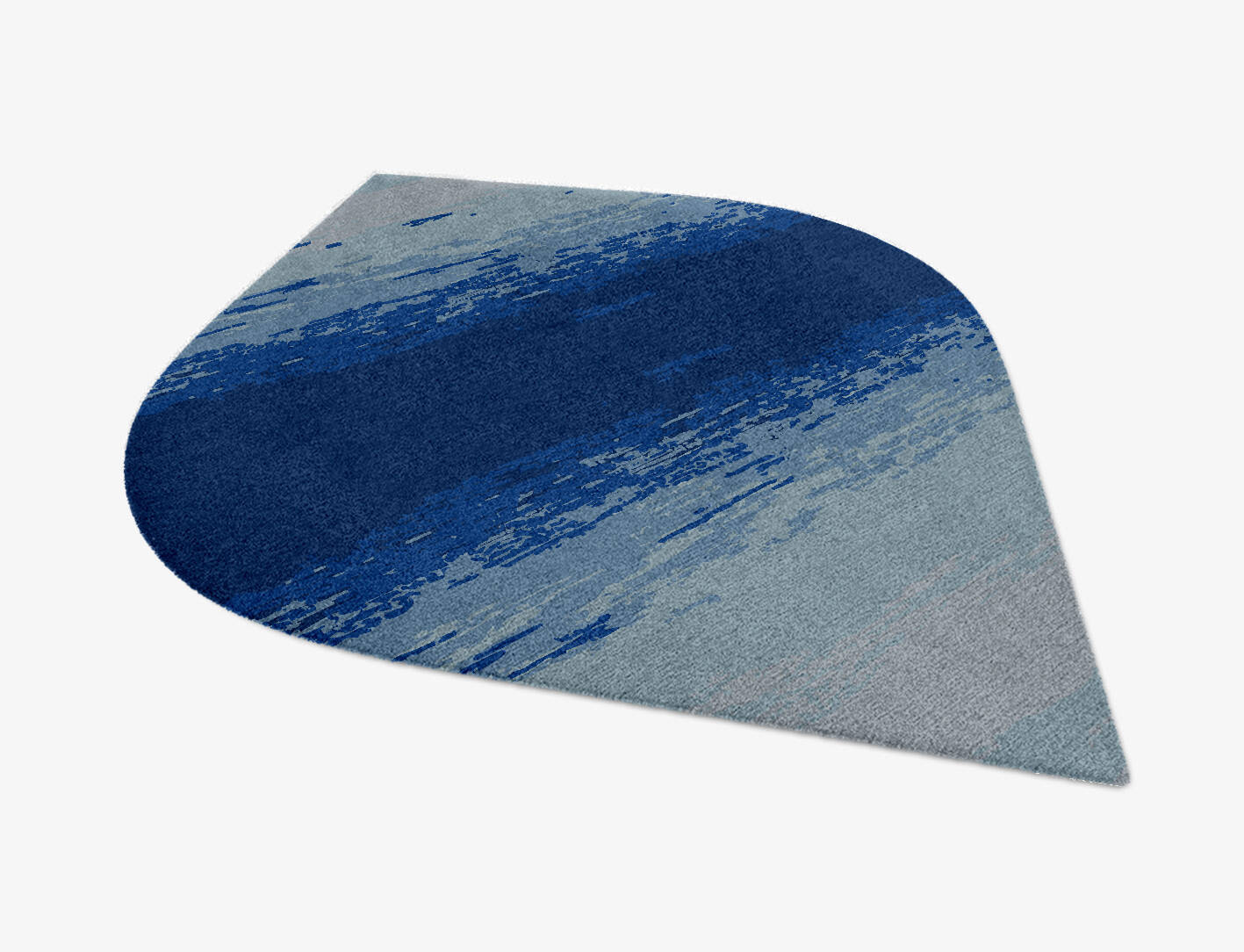 Polar Sky Gradation Ogee Hand Knotted Tibetan Wool Custom Rug by Rug Artisan