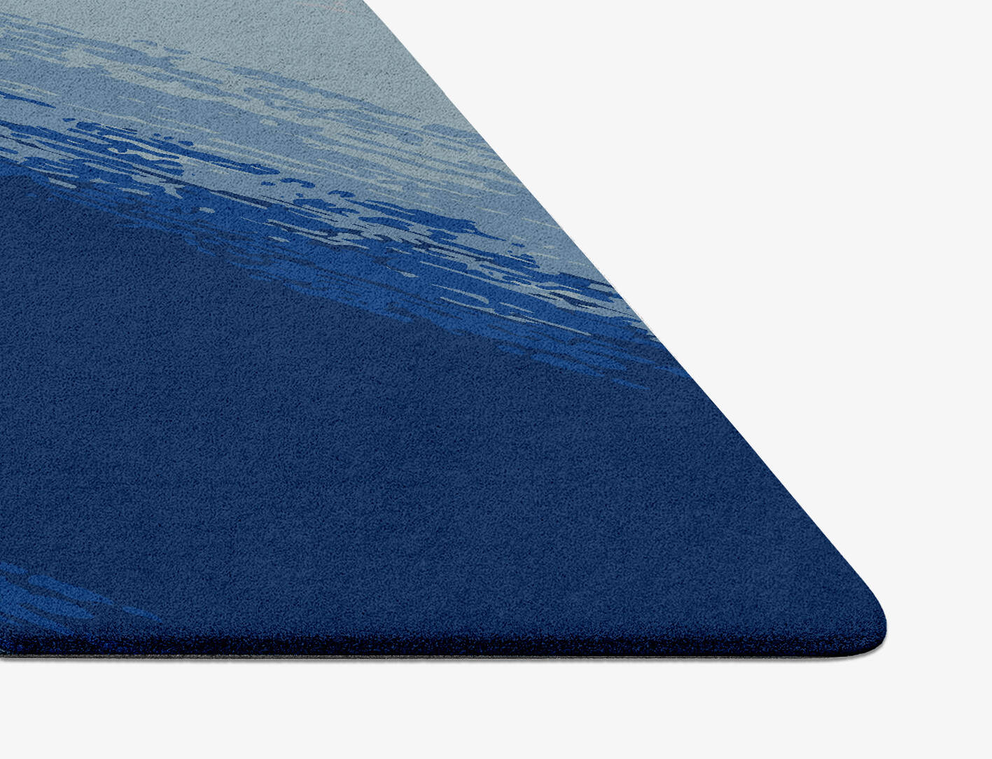 Polar Sky Gradation Diamond Hand Tufted Pure Wool Custom Rug by Rug Artisan