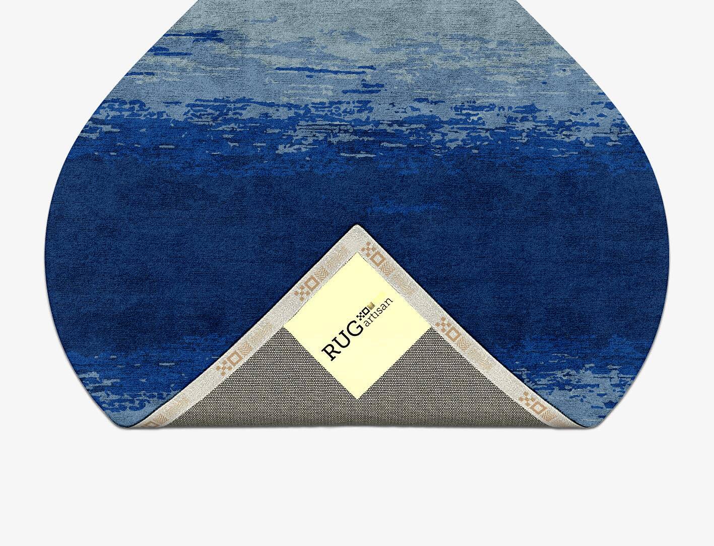 Polar Sky Gradation Ogee Hand Tufted Bamboo Silk Custom Rug by Rug Artisan