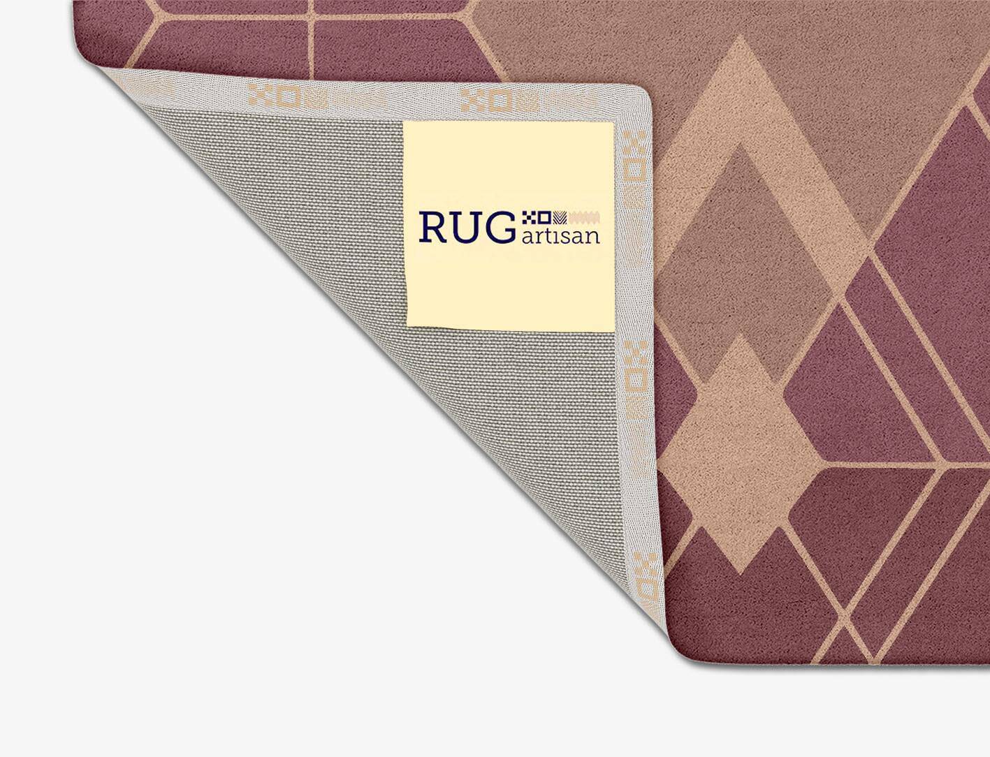 Polygons Modern Geometrics Square Hand Tufted Pure Wool Custom Rug by Rug Artisan