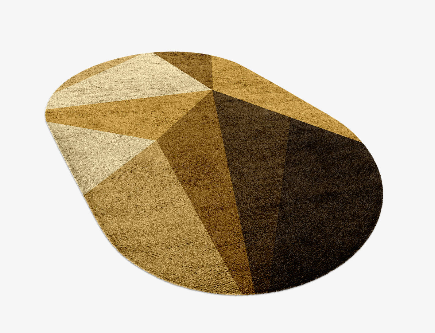 Polyhedron  Capsule Hand Knotted Bamboo Silk Custom Rug by Rug Artisan